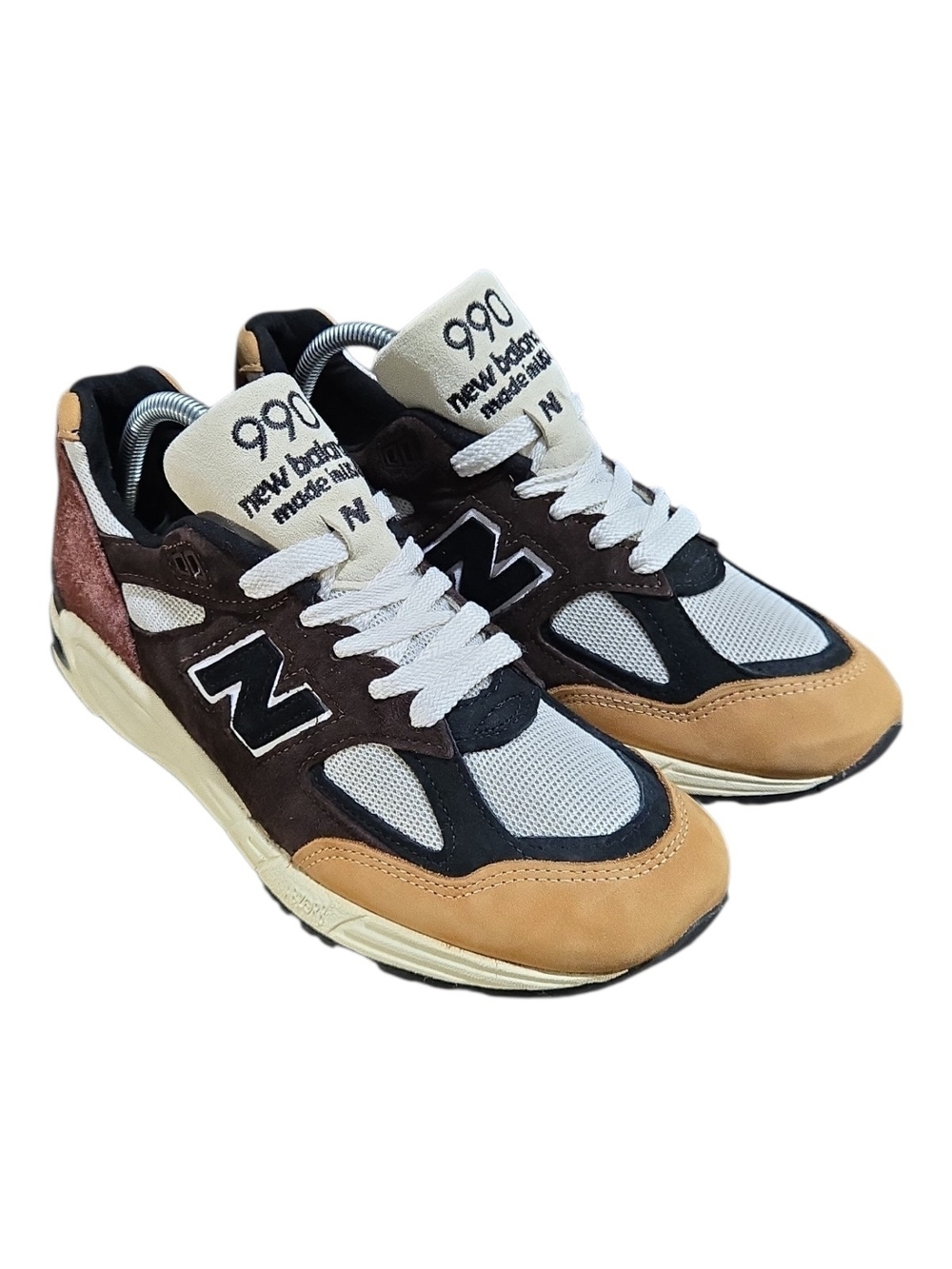 New Balance 990v2 Made in USA Teddy Santis "Black Tan" M990BB2 Mens Size 8